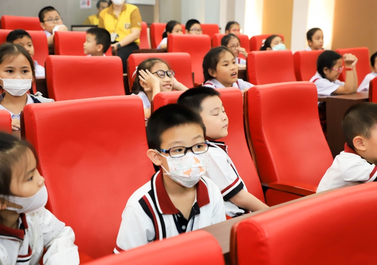 February 3, 2020 P1-P3 Morning Assembly at Larwence Hall