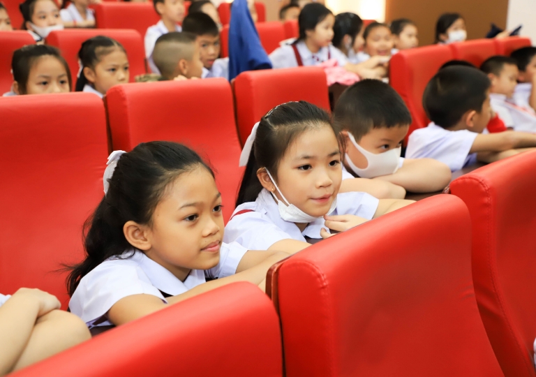 February 3, 2020 P1-P3 Morning Assembly at Larwence Hall