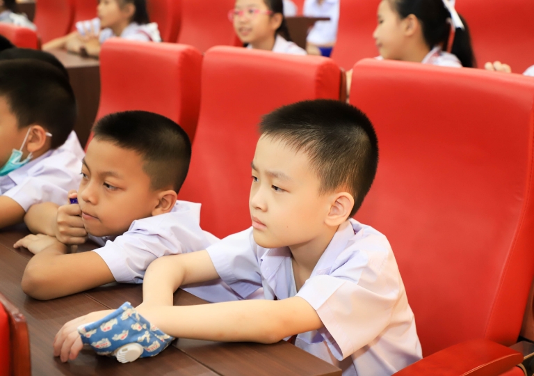 February 3, 2020 P1-P3 Morning Assembly at Larwence Hall
