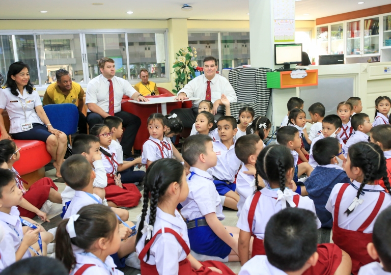 January 27, 2020 P1-P3 Morning Assembly. Ms Narges Rahimiparvar Presentation about Good Manners