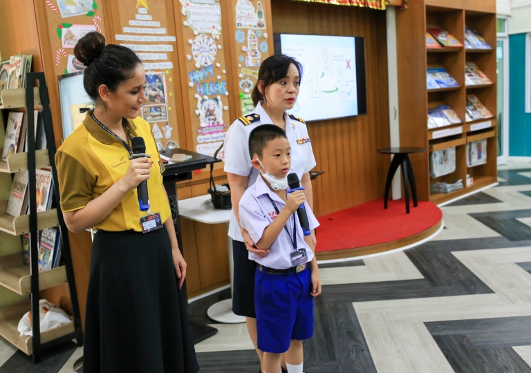 January 27, 2020 P1-P3 Morning Assembly. Ms Narges Rahimiparvar Presentation about Good Manners