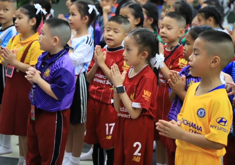June 10, 2019 Morning Assembly P1-P3 Presentation How to show respect to the Teacher.