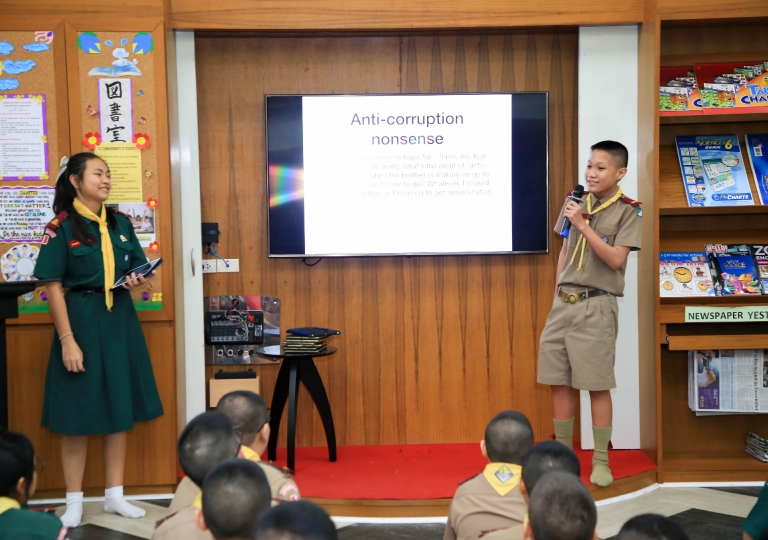 September 10, 2019 Morning Assembly M1-M3 Anti Corruption presentation