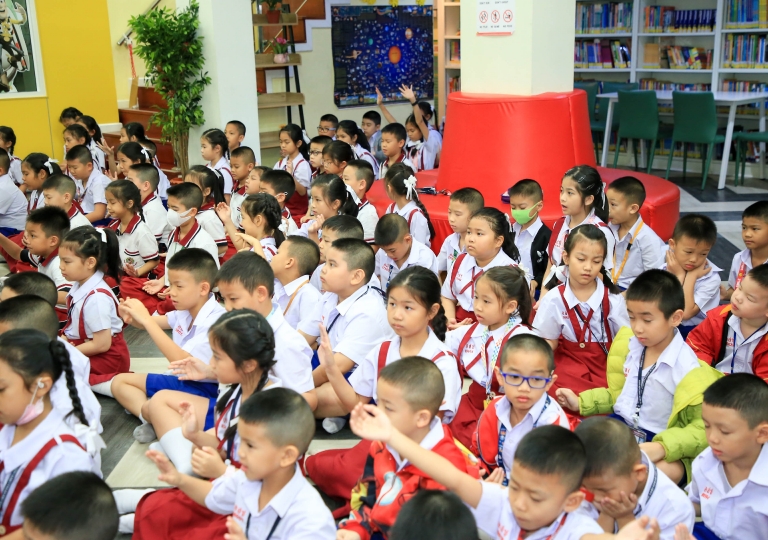 September 9, 2019 Morning Assembly Spelling bee competition P1-P3 