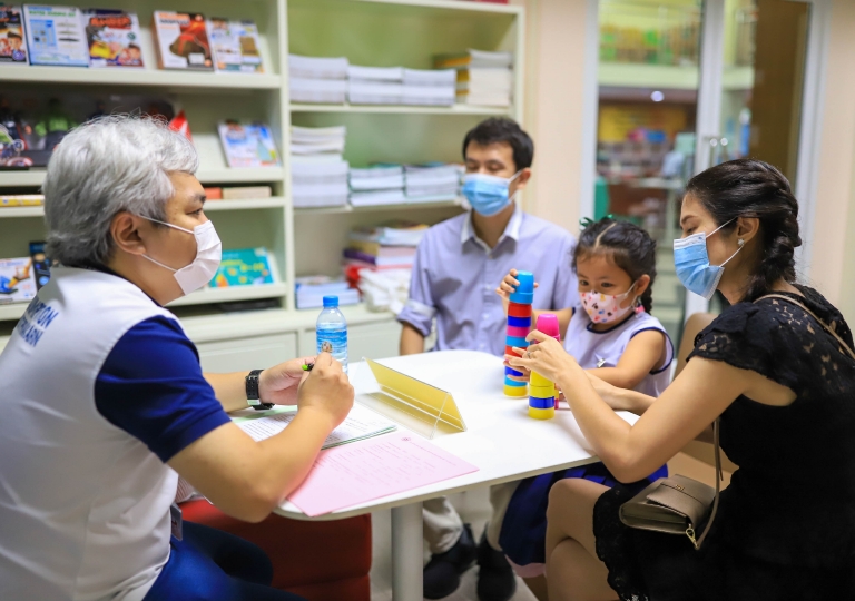 Discovery Center – Incoming Primary 1 students and their parents for the school year 2021 attended the English Program Admissions, last August 10–14, 2020.