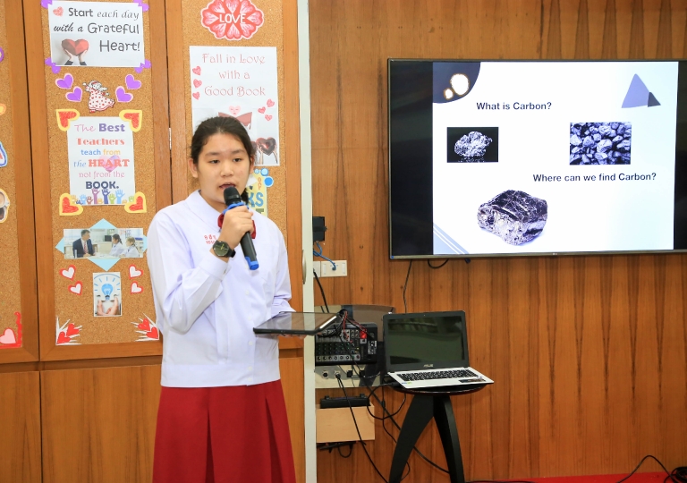 February 13, 2020 Secondary 1 English and Science Chemical Elements Presentation. Excellent opportunity for students to show their research and presenting skills.