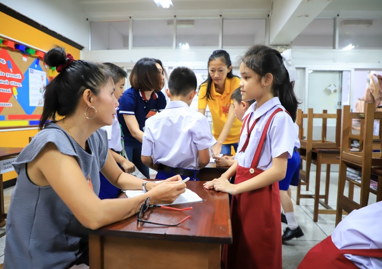 June 20, 2019 Parents Volunteers do the Reading Together Project