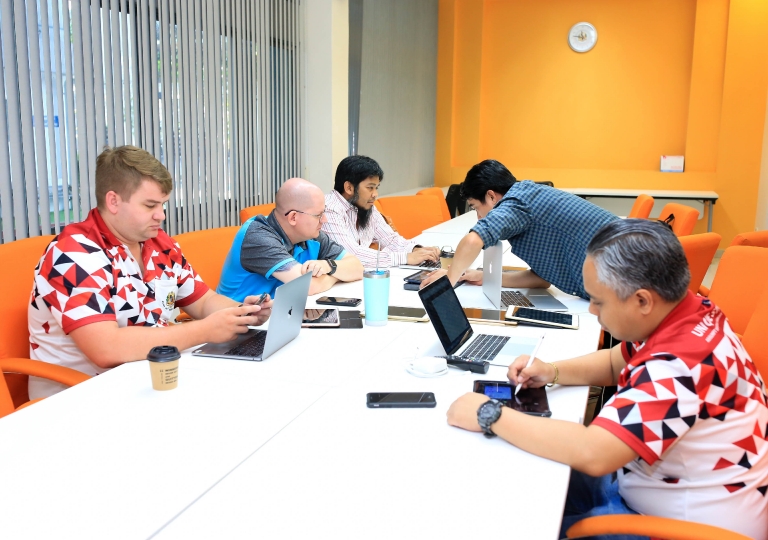March 3, 2020 ETC Team, Mr. Laef Bokish & Mr. Samuel Needham Apple School Manager Training.