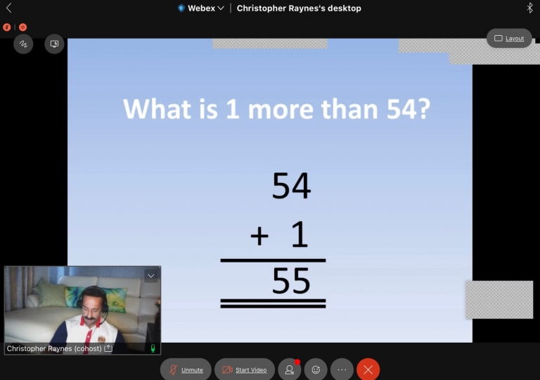 Mr. Christopher Raynes,Mathematics teacher, held an interesting activity for Primary 2 students to show these relationships and teach them Number patters. 