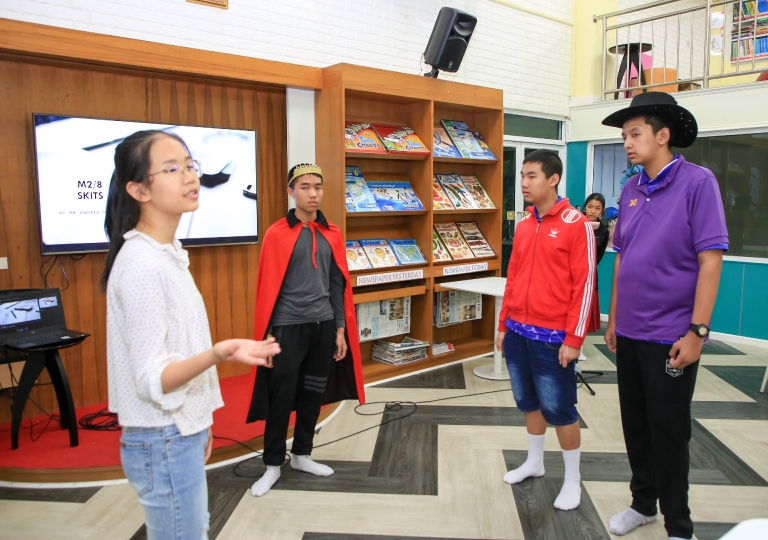 November 15, 2019 English Week. 1.) English Debate. 2.) Secondary 2 Skits Presentation. 3.) Secondary 4 English Cafe.