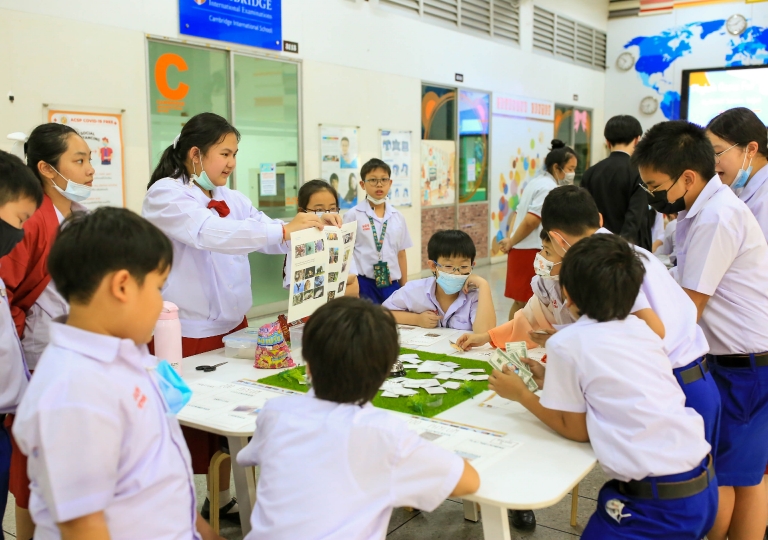 S1 students eagerly learned about Phylum, a principal taxonomic category that ranks above class and below kingdom, in their SMART selective subject class through output-based approach designed by Mr. Anish Soni and Ms. Sunisa Khaowpimai, Feb 2021.