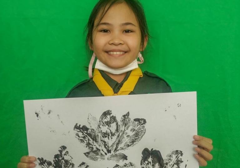St. Gabriel Building - Primary 4 learners explore and discover their arts and creative skills through the activity designed and planned by Mr. Narawint, P4 Art subject teacher, September 16, 2020.