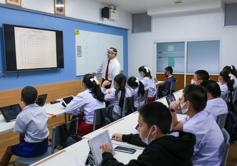 St. Gabriel Building – ACSP English Program held the “Understanding the usage of phonetics in English pronounciation activity”, one of their activities in the EWL subject, led by Mr. Alejandro Deleal, Mr. Jonathan Presland and Mr. Matthew Tate, July 21, 2