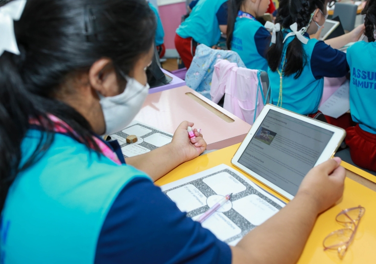 St. Gabriel Building – English Program Primary 5 learners enjoyed the My Lively Farm activity planned by Ms. Madison Baumstimler, July 30 – 31, 2020.