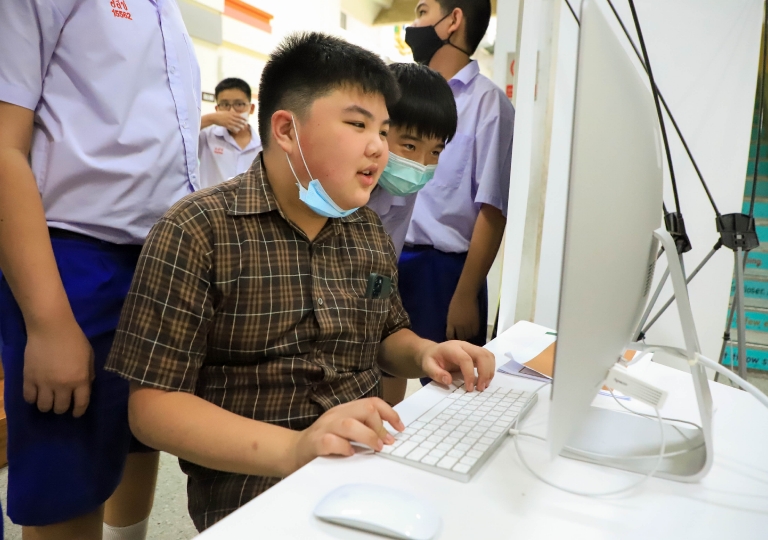 St. Gabriel building – To nurture the gift of Secondary 1 learners, ICT teachers designed the Can you Beat Our Game project-based activity, March 31, 2021.