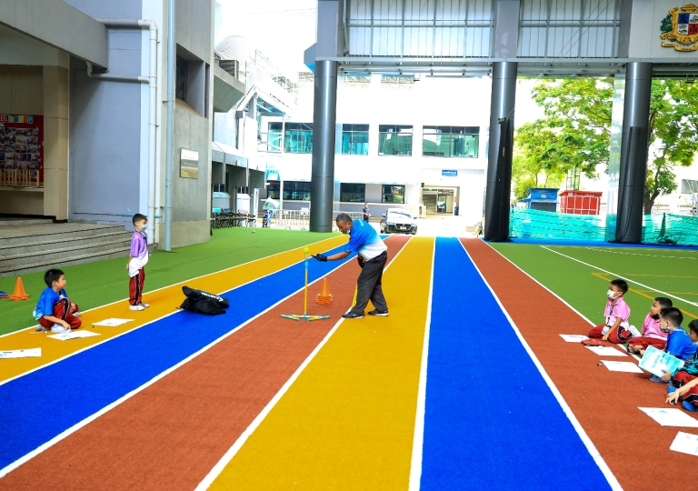St. Louis Arena – Primary 1 students enjoyed the “What forces can do activity” with Master Bikash Prajapati, March 23, 2021. 