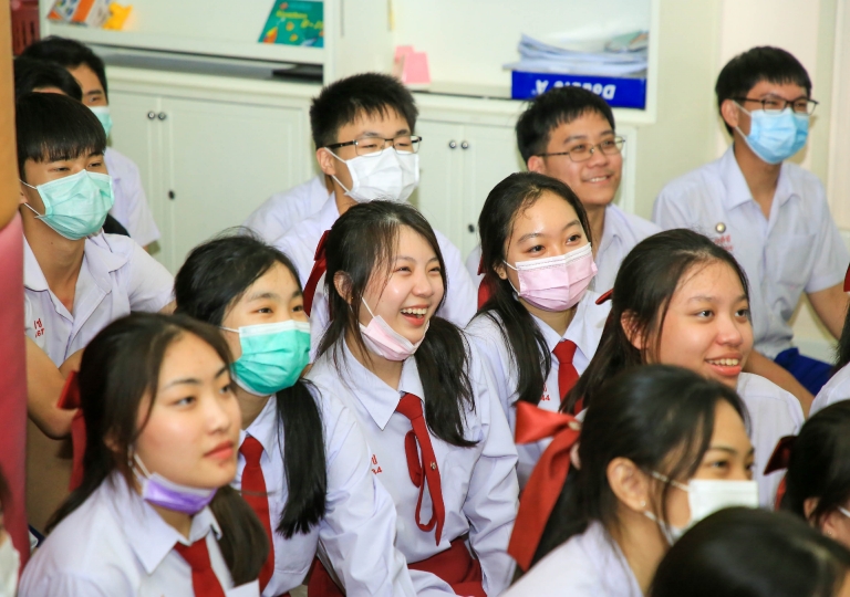The ceremony was also attended by the Board of Directors representative and various teachers who shared their knowledge and served as an inspiration to the S6 students throughout their EP life Feb 25, 2021