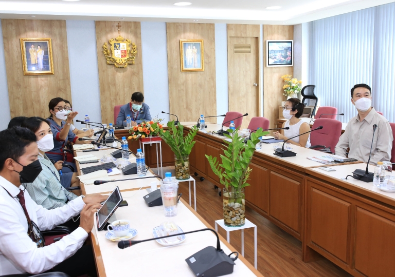  Assumption College Samutprakarn in cooperation with Assumption University held an administrative meeting to establish the Memorandum of Agreement (MOA) and plan various joint activities tailored to ACSP student development, 5 July 2022.