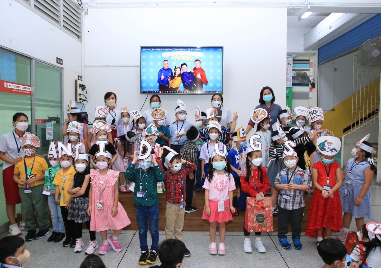 ACSP and Discipline department, organized the Campaign of Self-protection from Drugs activities from 17-24 June 2022, during Homeroom time to educate the young learners how to say “No to Drugs but Yes to Hugs!”.