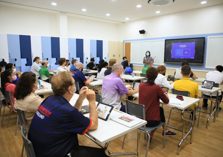 Assumption College Samutprakarn held the ACSP Foreign Teachers and Staff Orientation 2022 with the theme “Refresh our best practices with renewed practices”, 9 – 13 May 2022.