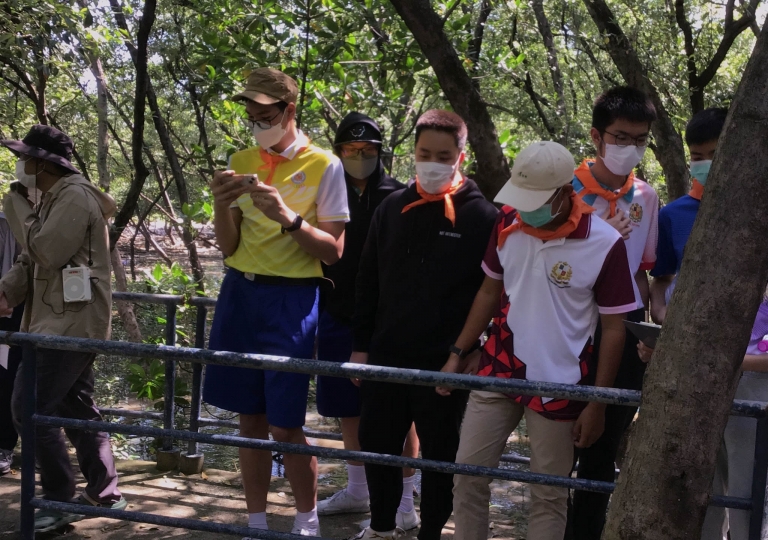 English Program led by Ms. Siriwan Yuthongkham, Head of EP Discipline, and Mr. Bogdan Pangin, Biology teacher, organized the Bangpu National Recreation Center Study Trip for Secondary 4/8 on 2 November 2022.