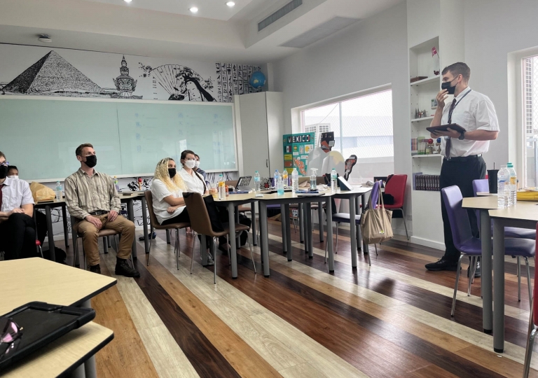 EP administrative team held the EP Foreign Teachers Orientation for the new teachers who will be working with the school for second semester this academic year.