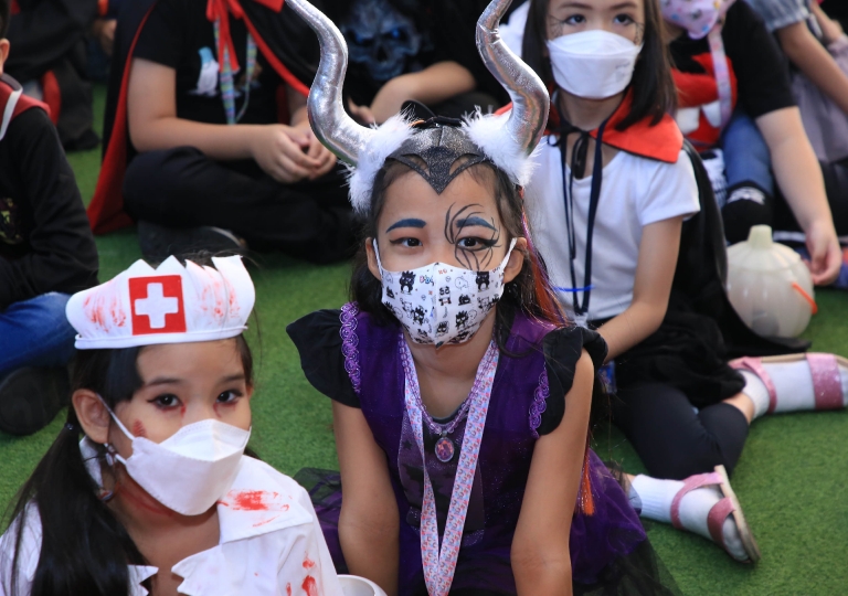 Saint Louis Arena – ACSP EP celebrated the annual event “Spooktacular Halloween 2022!”, organized by EP Discipline led by Ms. Kamontip Ploynil, Head of Level 4 Discipline, 31 October 2022.