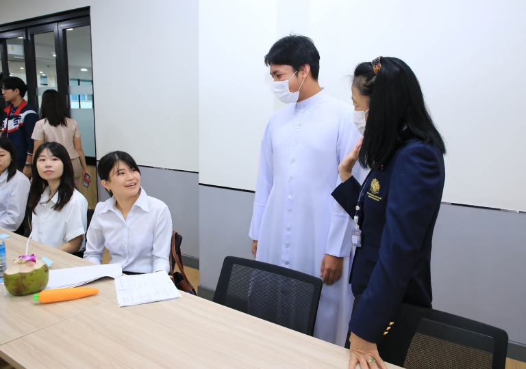 ACSP led by Vice Director Bro. Natton Suphon welcomed 22 visitors from Gakushuin Women’s College (GWC), Japan for the overseas Thai cultural study trip for Japanese students, on 6 September 2023.