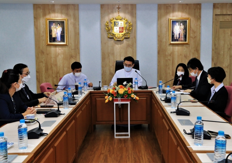 On 4th August 2023, ACSP led by Vice Directors, Bro. Manit Sakonthawat and Bro. Natton Suphon, together with the school administration, welcomed delegates Professor Hiroaki Sakurai and Professor Sayaka Hashimoto from Gakushuin Women’s College (GWC), Japan