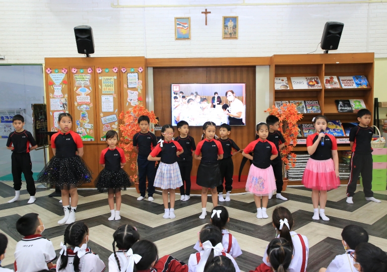 Primary 1-3 Morning Assembly and P3/7 Special Dance Performance Heal The World