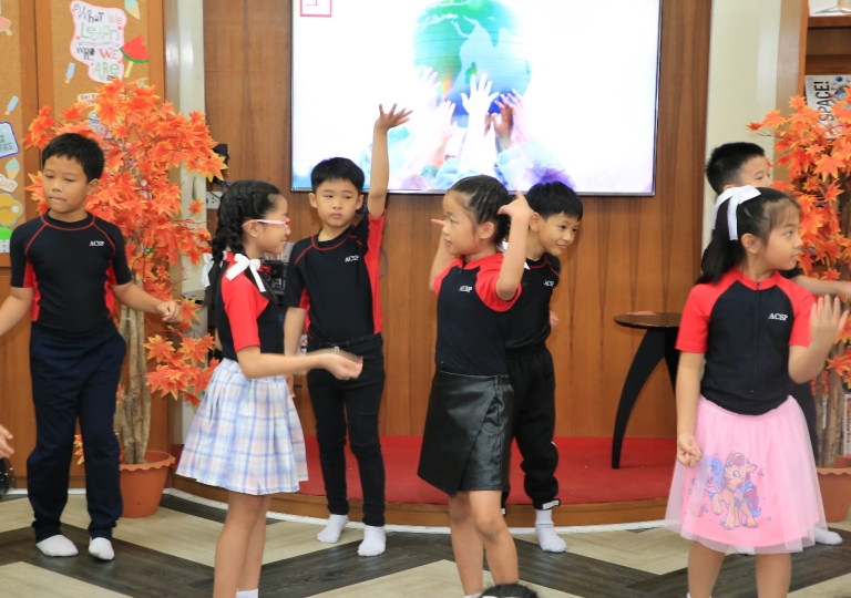 Primary 1-3 Morning Assembly and P3/7 Special Dance Performance Heal The World