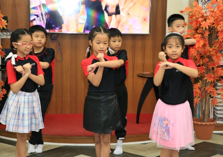 Primary 1-3 Morning Assembly and P3/7 Special Dance Performance Heal The World
