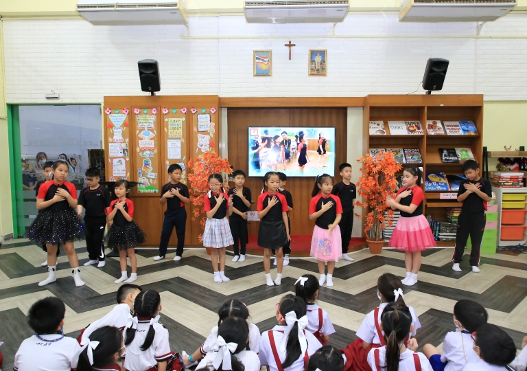 Primary 1-3 Morning Assembly and P3/7 Special Dance Performance Heal The World