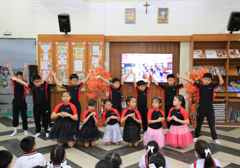 Primary 1-3 Morning Assembly and P3/7 Special Dance Performance Heal The World