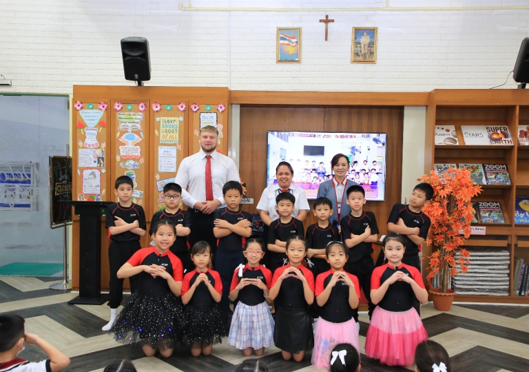 Primary 1-3 Morning Assembly and P3/7 Special Dance Performance Heal The World